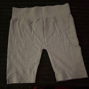 High Waist Gray Women's Shorts